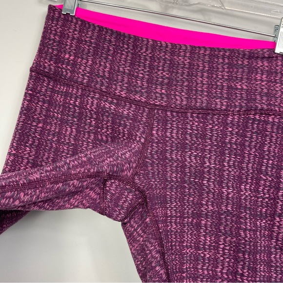 Lululemon Wunder Under Pant Textured Ziggy Wee August Glo Raspberry Glo Light 4 - Picture 10 of 13